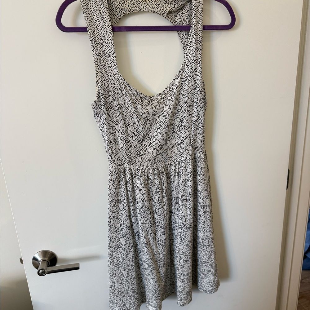 Urban Outfitters By Corpus Polka Dot Keyhole Mini Dress